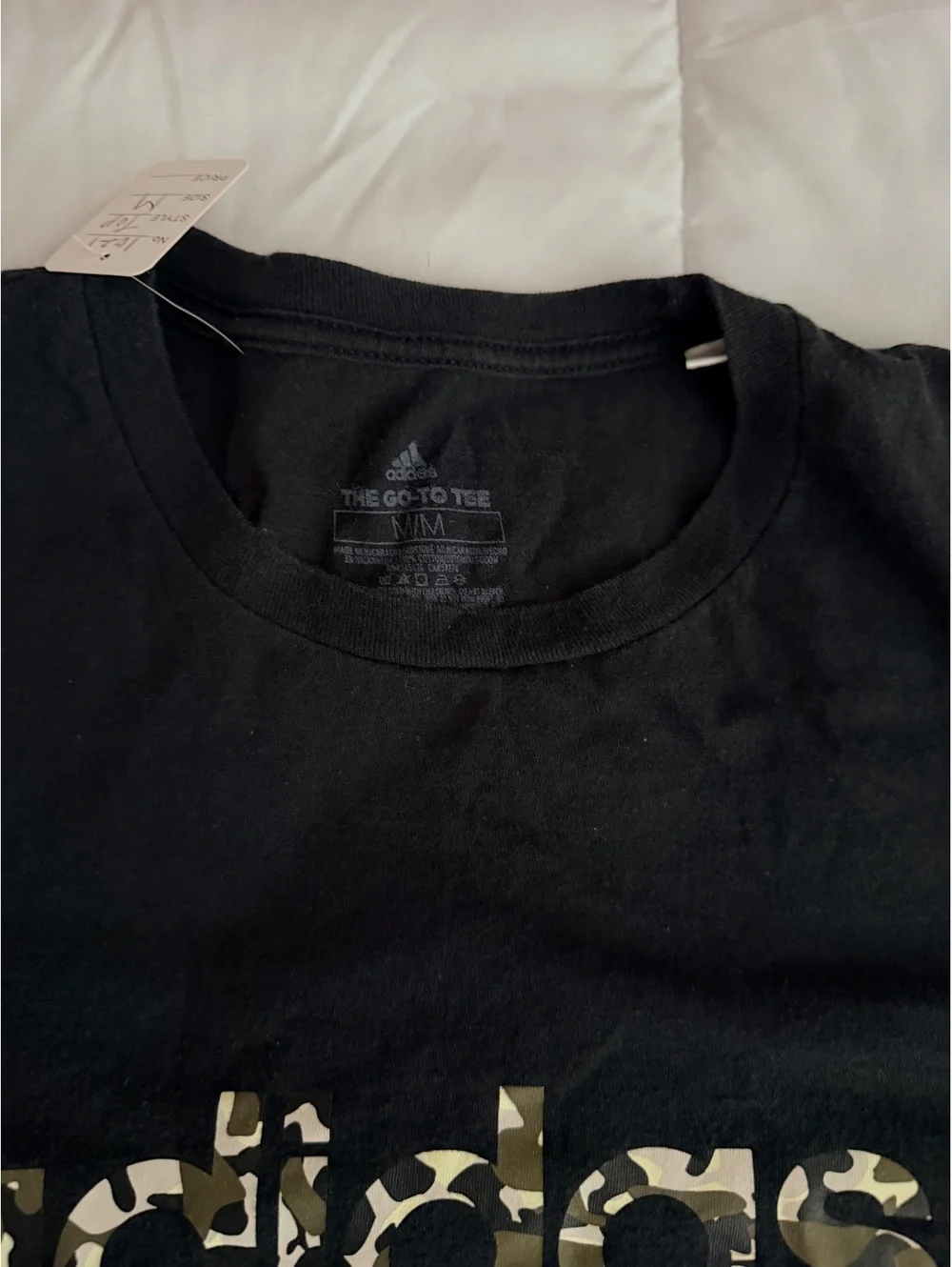 Adidas The Go-To Tee Black T-Shirt Medium